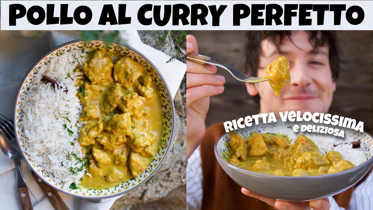 POLLO AL CURRY: PRONTO IN UN ATTIMO - questa è la ricetta definitiva, buonissima | Davide Zambelli