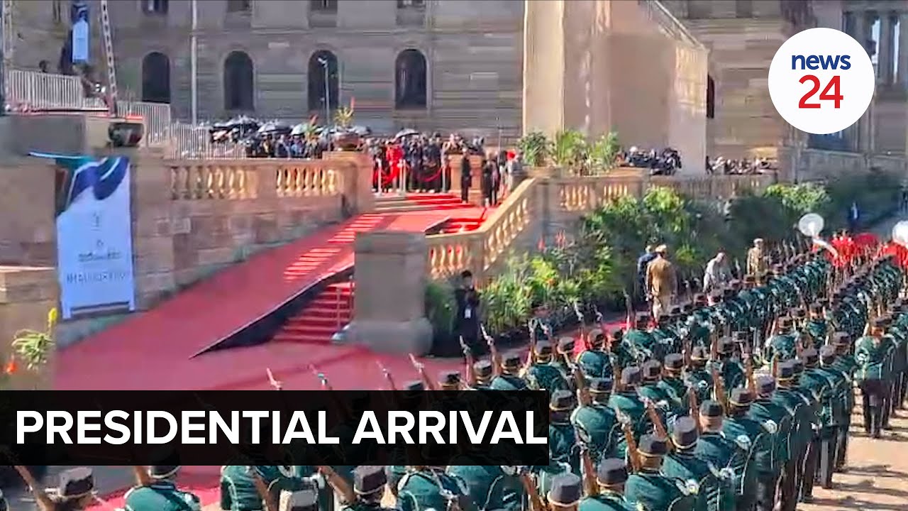 WATCH | Former South African heads of state arrive at the Union Buildings