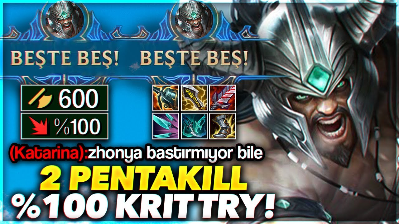 DÜNYANIN EN İYİ TRYNDAMERE VİDEOSU !! 2 PENTA ATTIM !! 600 AD %100 KRİTİK !! | Ogün Demirci