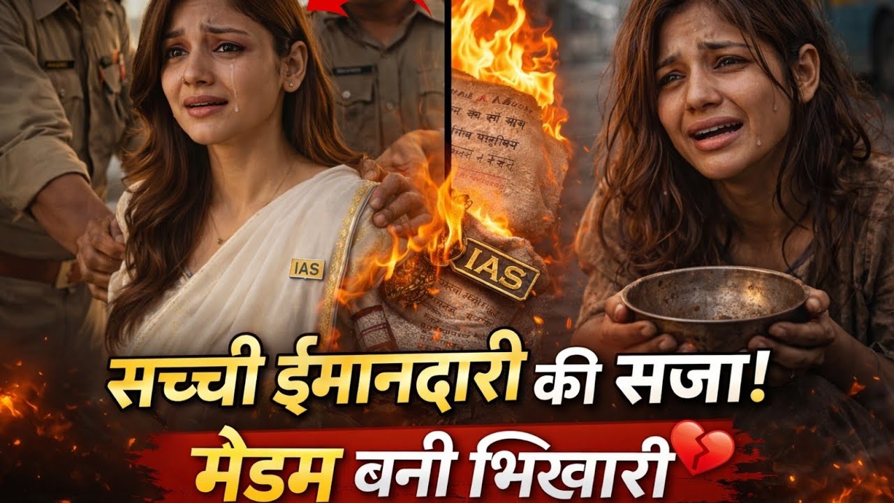 2026👉IAS मैडम बनी भिखारी 😢 फिर जो हुआ देखकर रो पड़ोगे!🥲🥲