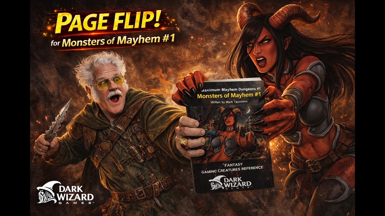 Maximum Mayhem Dungeons: Monsters of Mayhem #1 v7 - Page Flip Video