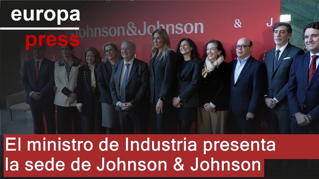 El ministro de Industria inaugura la nueva sede de Johnson & Johnson en Madrid
