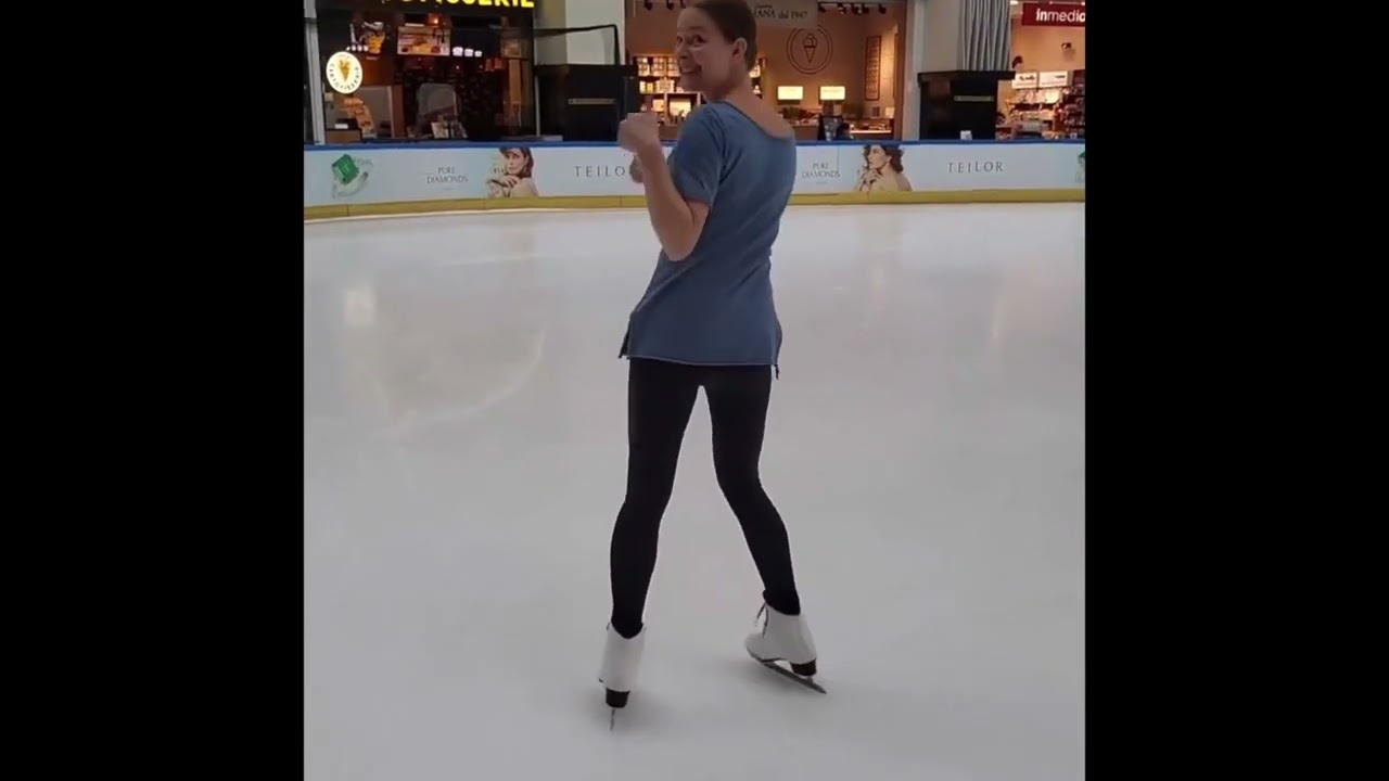 One year progress! My first year of figure skating: 36 year old beginner adult (w/a few more clips.)