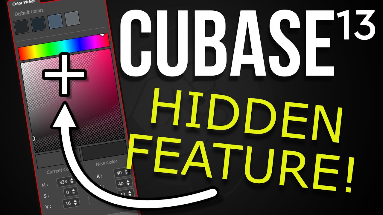 Настройка цветовой схемы Cubase 13
