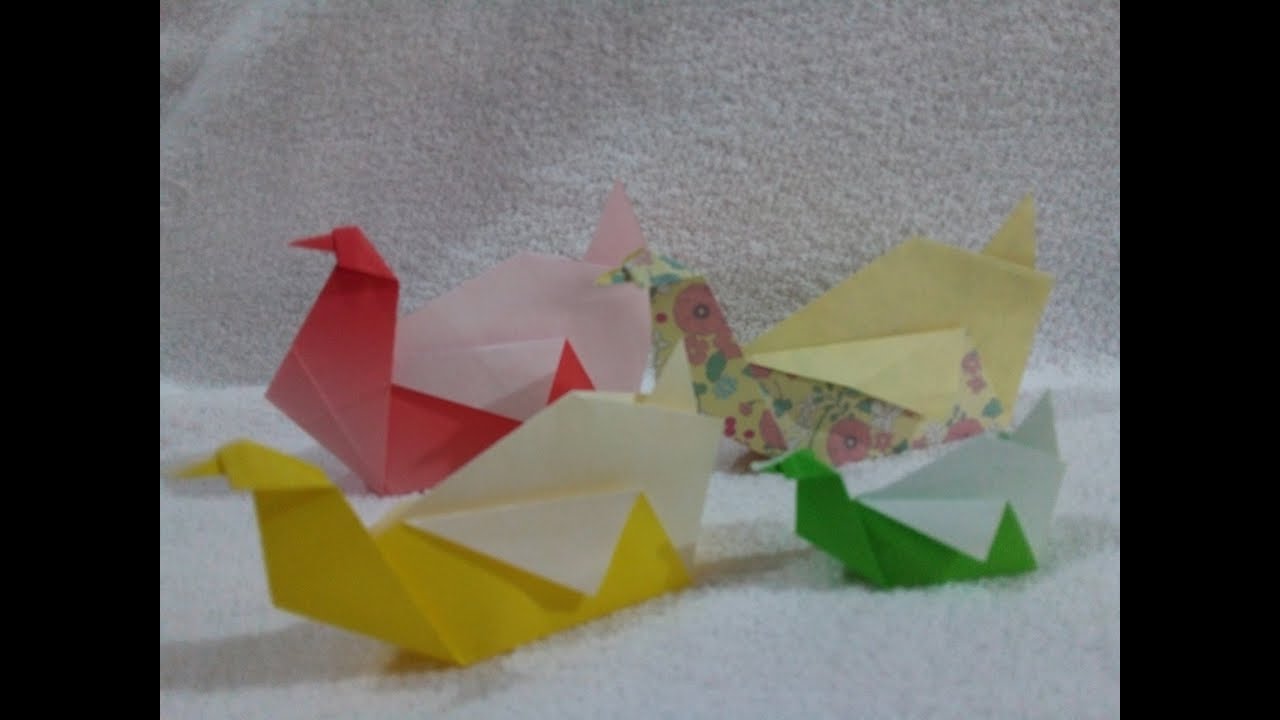 Aprenda a fazer um Origami de Cisne