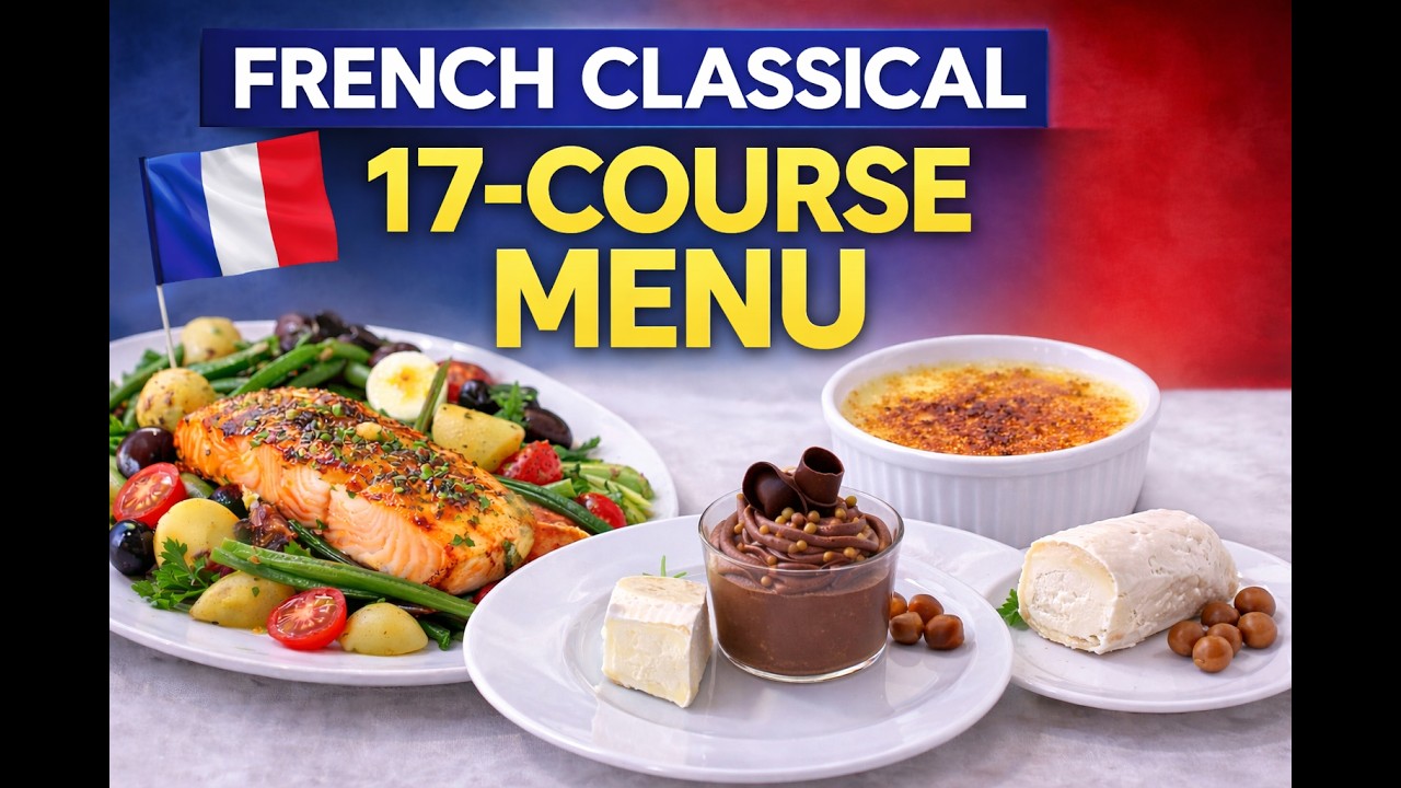 French Classical Menu Explained | 17 Courses with Examples | Hotel Management Lecture