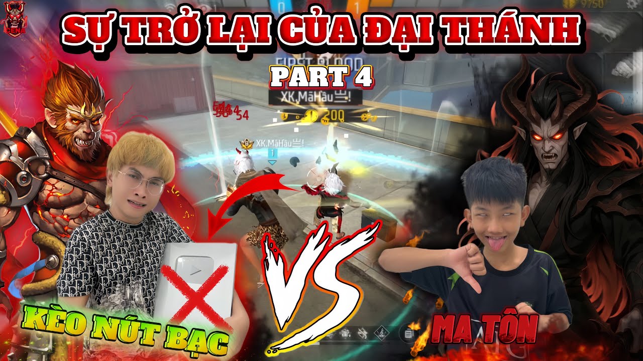 FREE FIRE | CENA Nhờ Trùm Cuối Đại Thánh, Đứng Ra Đối Đầu Với Ma Tôn Kèo Cực Căng😱[PART 4]