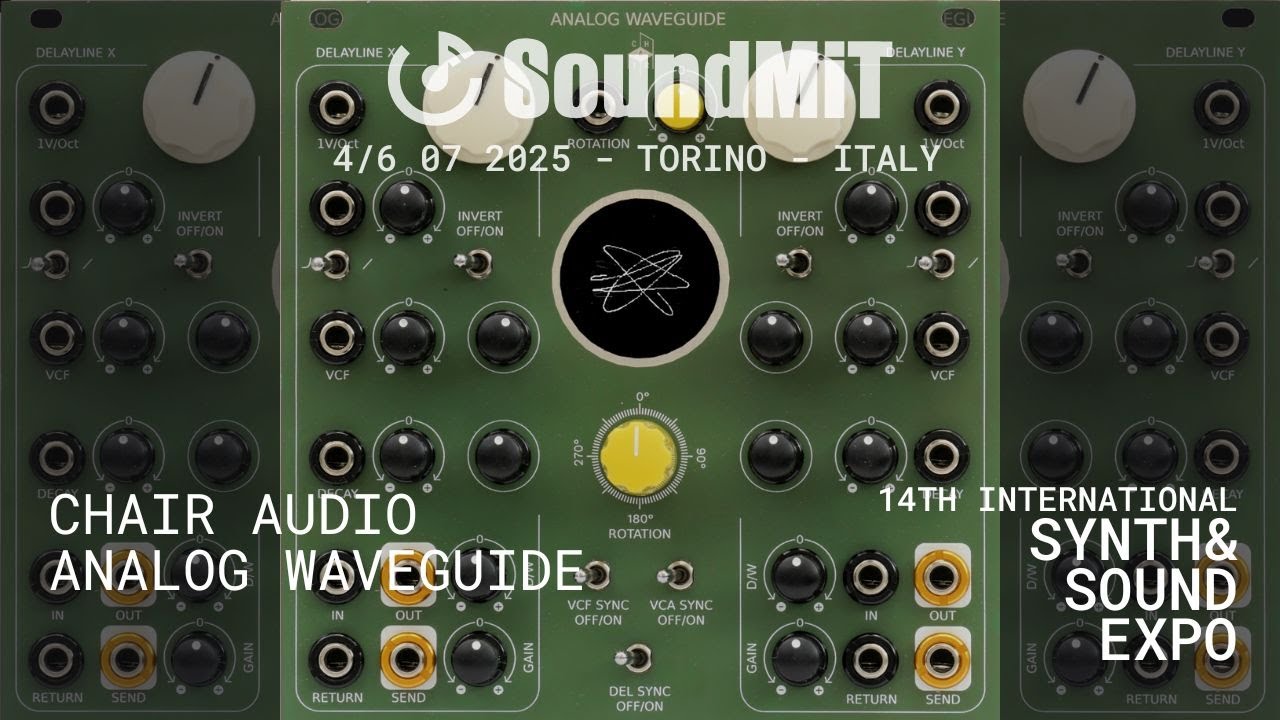 SOUNDMIT 2025 - Chair Audio presenta Analog Waveguide Stereo Analog Resonator