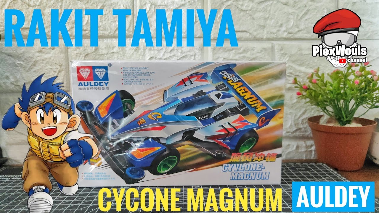 Nikmatnya Rakit Tamiya Cyclone Magnum dari Auldey
