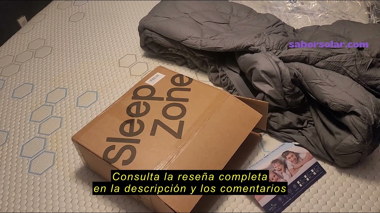 Reseña del SLEEP ZONE Cubrecolchón refrescante individual para cama individual, almohadilla de colch