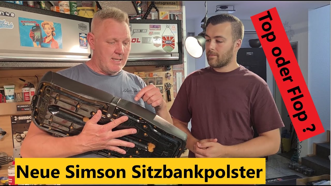 Neue Simson Sitzbankpolster ! Bretthart oder angenehm weich ?