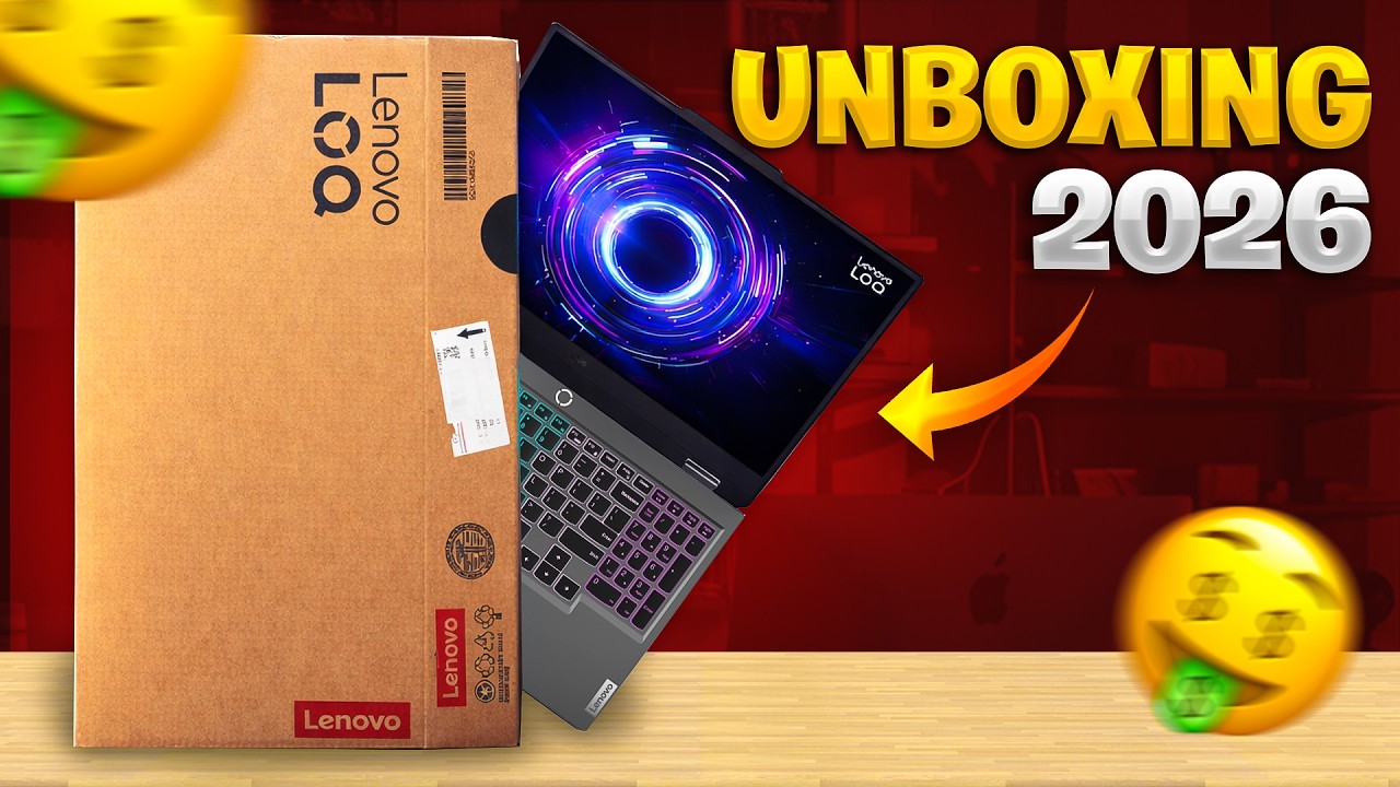 Finally Bought My Dream Gaming Laptop 😍 | Lenovo LOQ Unboxing