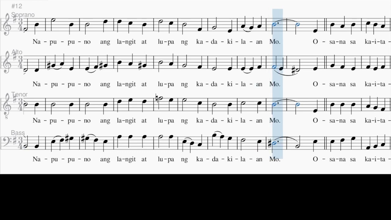 SANTO | MISA ANTIPONA | TENOR