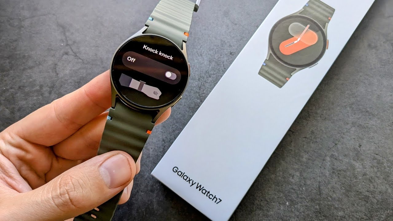Gestures on Samsung Galaxy Watch 7 ( Double Pinch, Shake to Dismiss , Knock Knock )