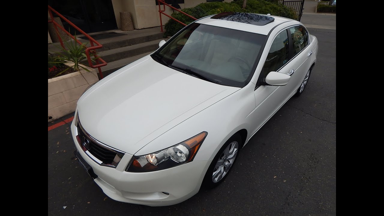 Видеообзор и осмотр Honda Accord EX L V6 2009 года.