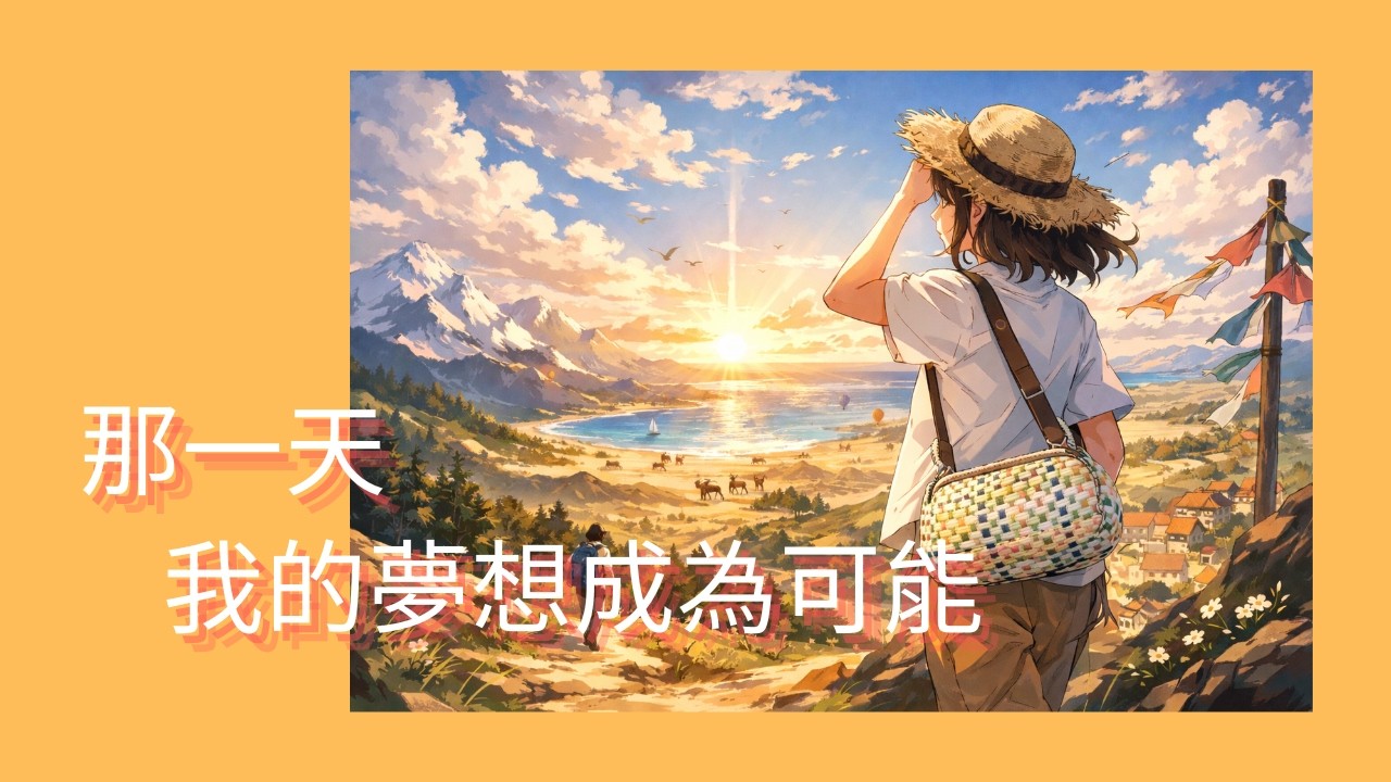 那一天我的夢想成為可能🎵A版歌曲     #草香町布包系列 #無國界的生活#用永續布包與世界交朋友 #遊牧魚FunlinChen#音樂故事