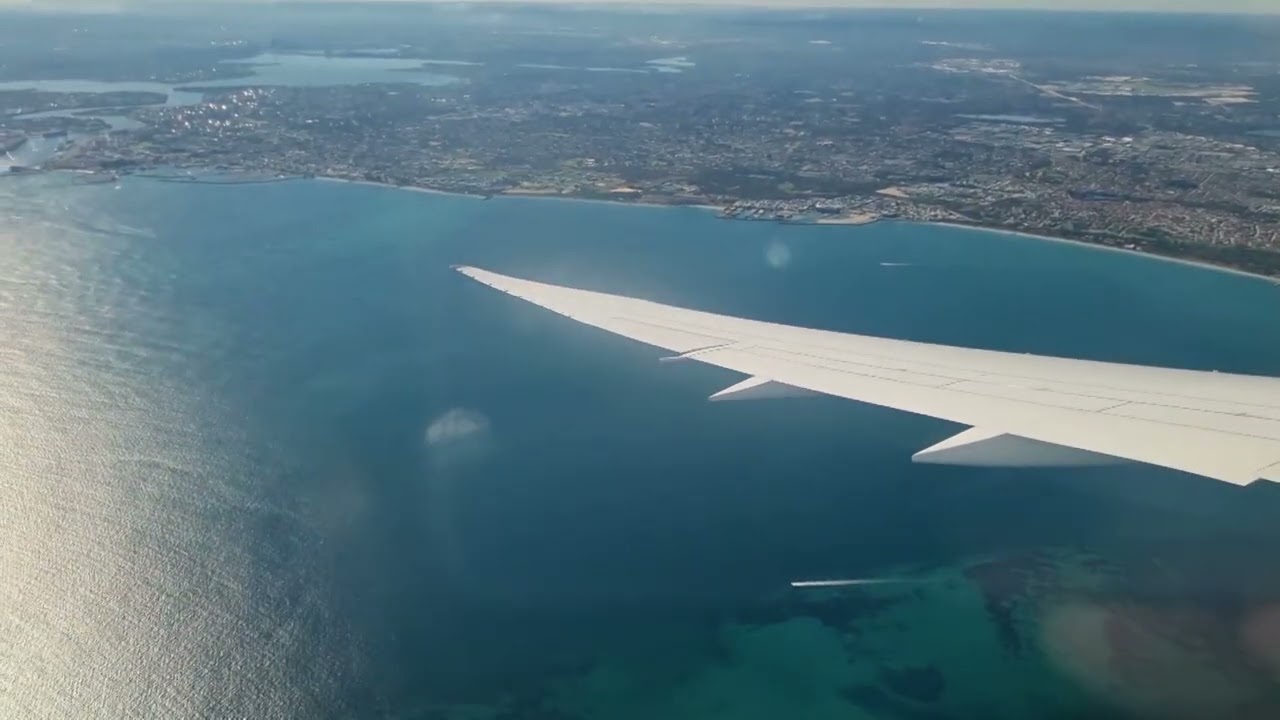 Qantas Boeing 787-9 VH-ZNK as QF10, takeoff from London Heathrow to landing at Perth