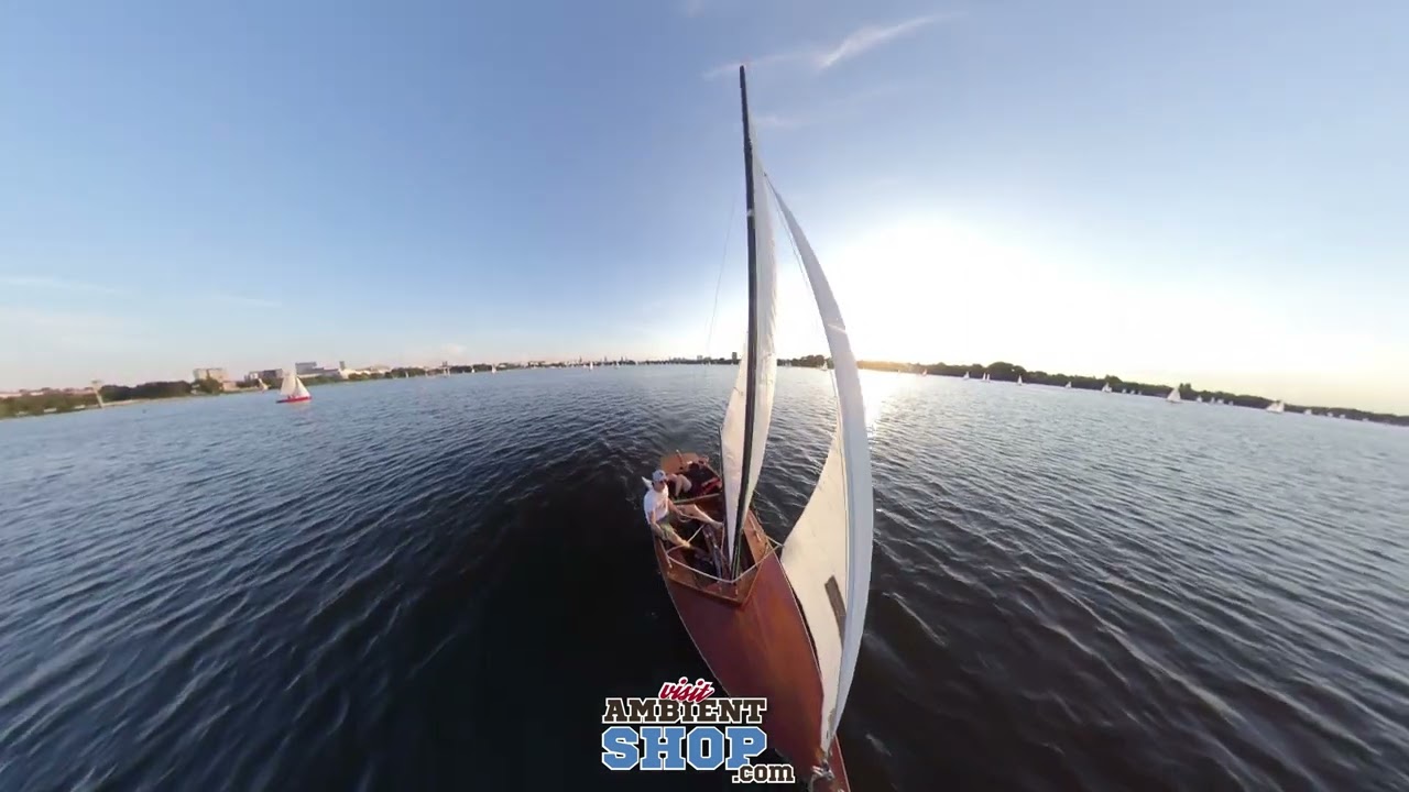 Hamburg Alster Segeltörn in 4 K