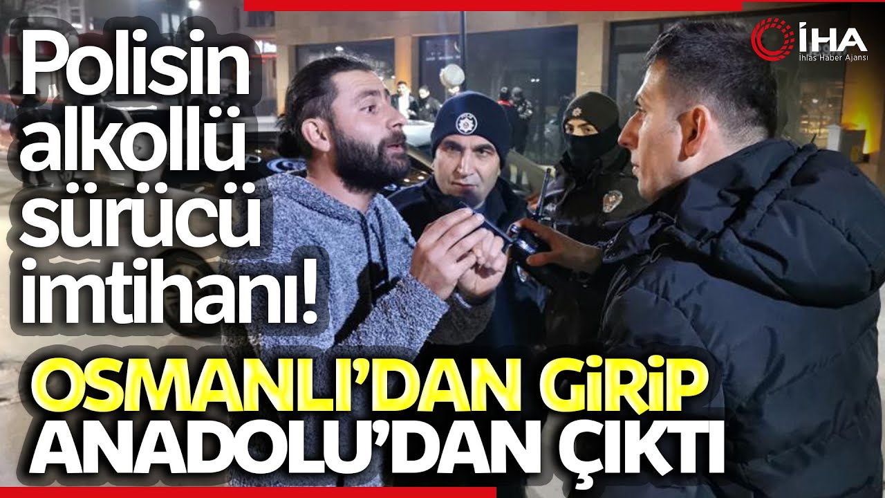 Ehliyetsiz ve Alkollü Sürücünün Polislere Söylediği Sözler Pes Dedirtti