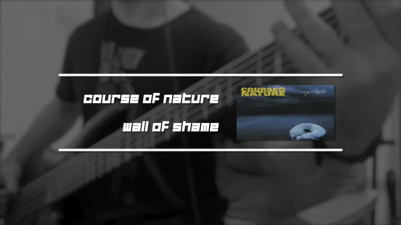 Course of Nature - Wall of Shame [bass cover]