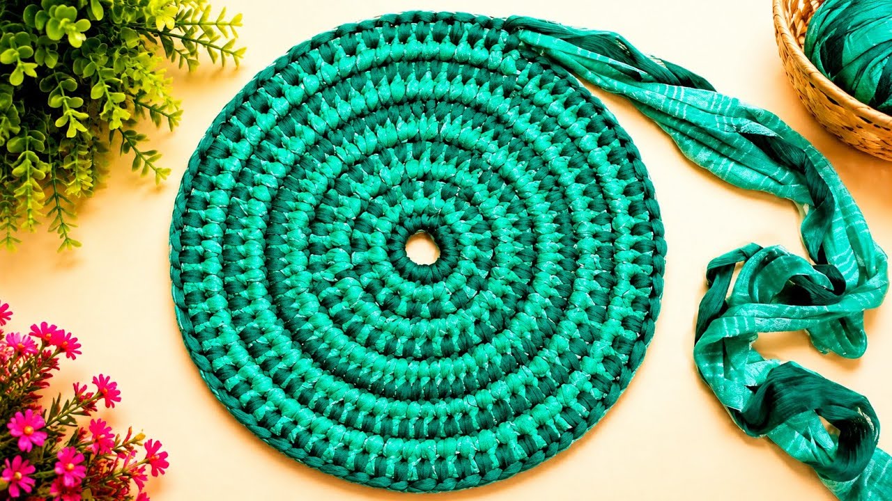 Doormat making at home, Super beautiful doormat idea,  Paidan banane ka tarika Home Creativity