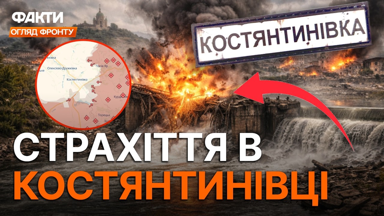 🛑ПІДІРВАЛИ МІСТ та ДАМБУ біля КОСТЯНТИНІВКИ! Армія РФ посилює АТАКИ на ДОНЕЧЧИНІ! Ситуація на фронті