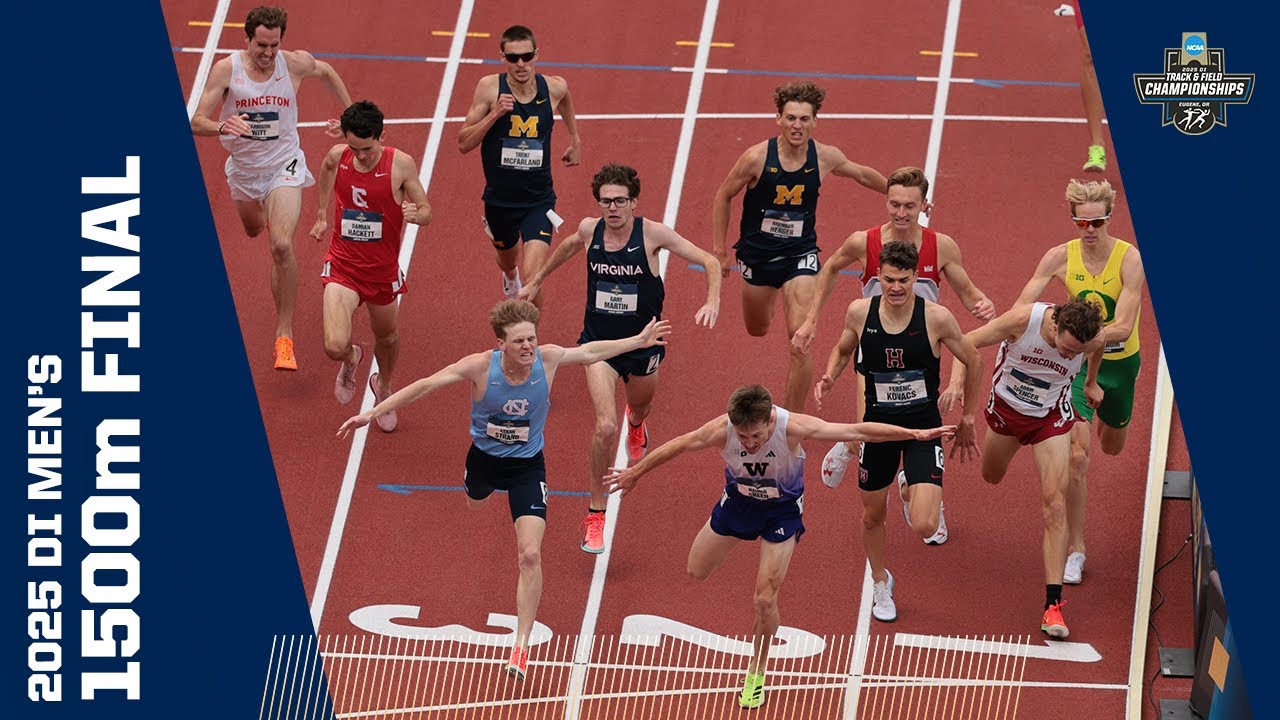 Men's 1500m final - 2025 NCAA outdoor track and field championships