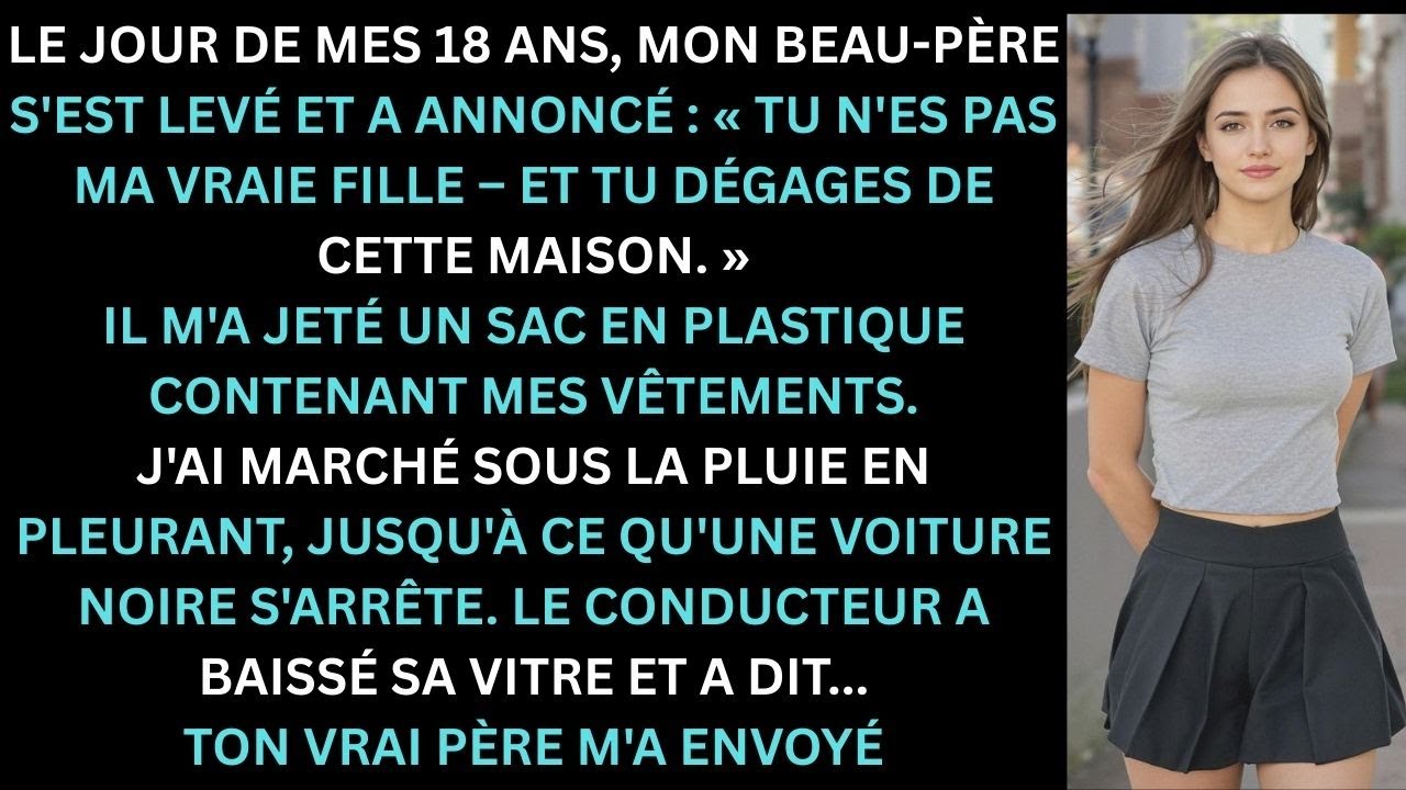Mon père a dit Tu n’es pas mon vrai fils et m’a mis dehors le jour de mes 18 ans. Puis la voiture