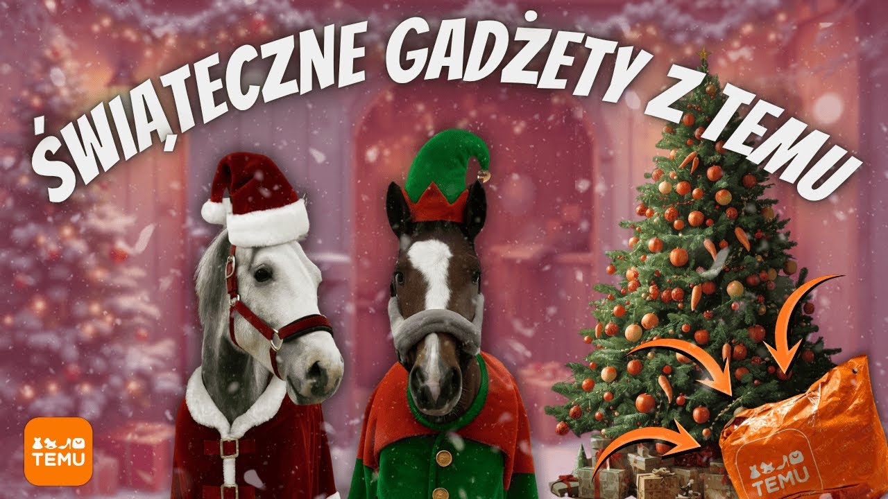 TESTUJĘ KOŃSKIE ŚWIĄTECZNE GADŻETY Z TEMU