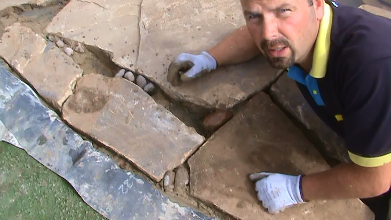 How to Build a Wildlife Pond: Part 4 - Installing Edging Stone and Beach