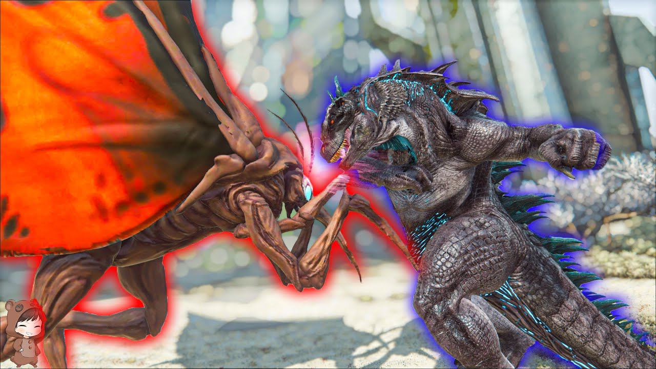 Мотра VS Модифицированные существа| ARK Mod Battle #91