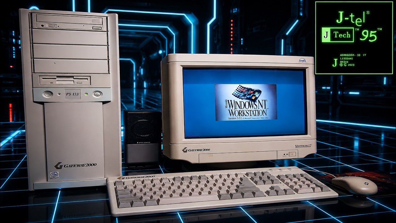 Lets Check out this Gateway 2000 P5-133 with Windows NT 3.51