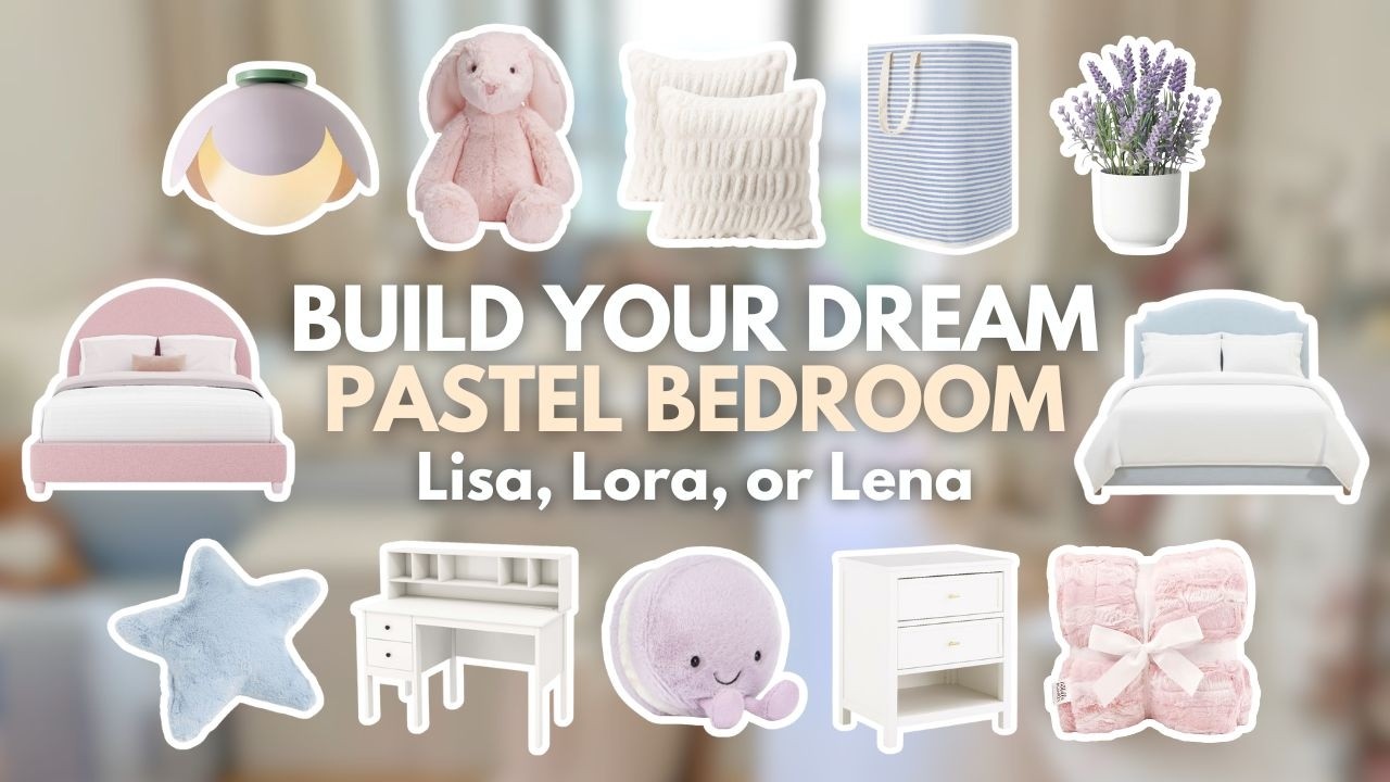 Build your Dream PASTEL BEDROOM 🛏️🩷💜🩵 | Lisa, Lora or Lena