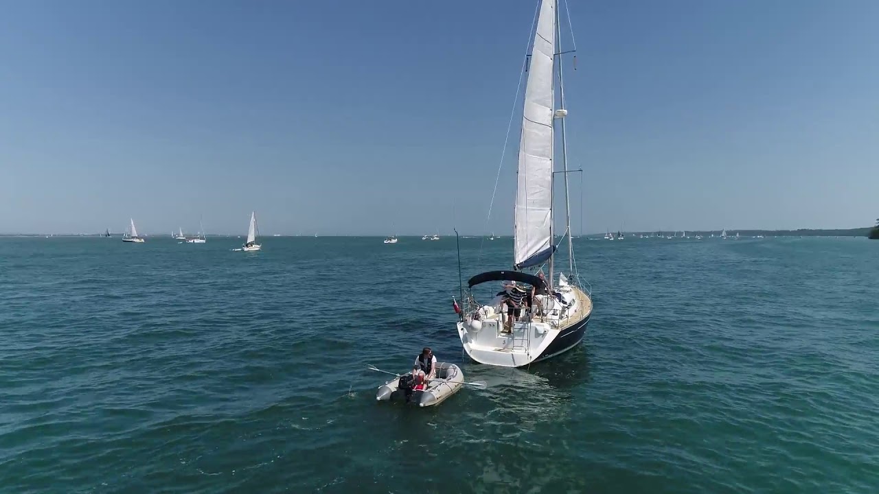 Beneteau  Oceanis 393 Athena Drone Footage 1