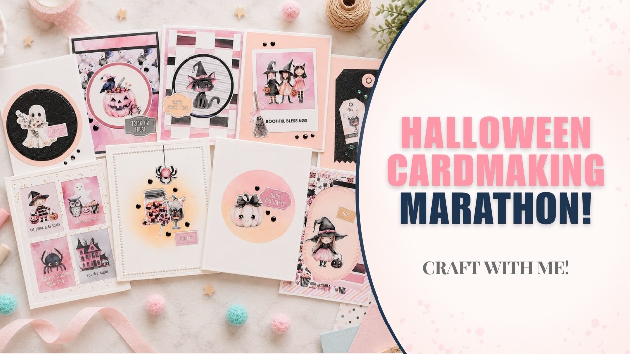 DIY Halloween Cards Made Simple | Cardmaking Marathon