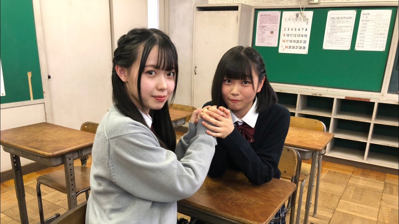腕相撲　松本ももな　小澤愛実