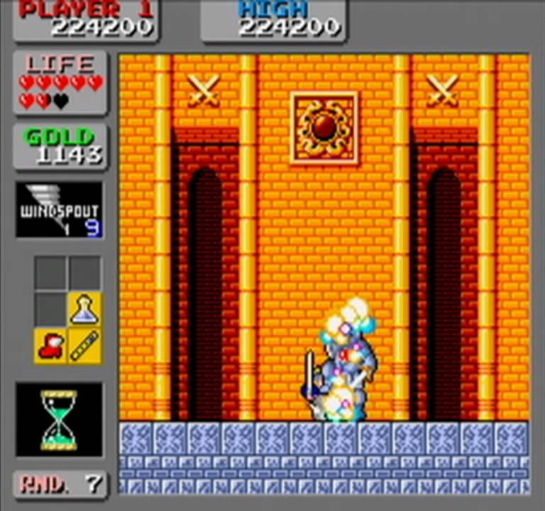Wonder Boy in Monster Land Arcade - Full Run