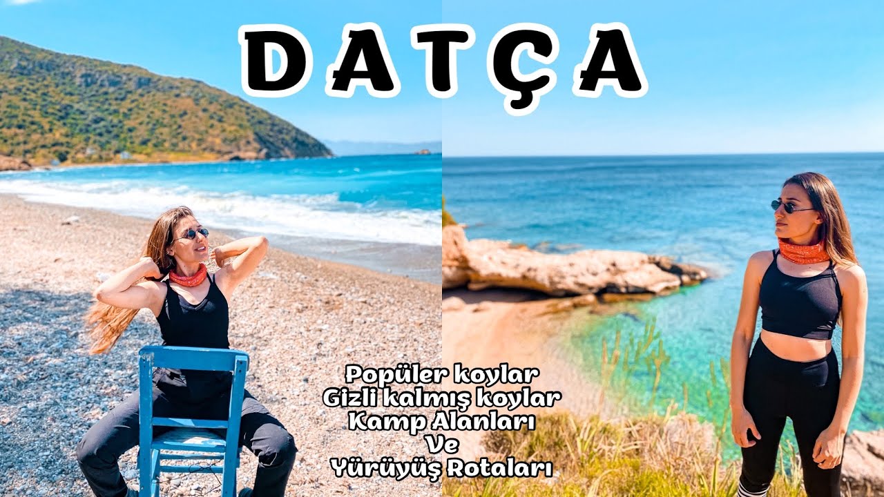DATÇA İLE İLGİLİ HER ŞEY 💙  | Kamp Alanları ve Gizli Koyları keşfediyoruz 🏕🌻