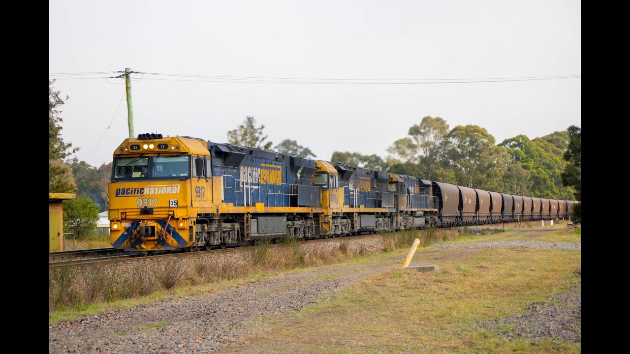 Coal Trains in the Hunter Valley at Greta, Part 1-  3/10/22