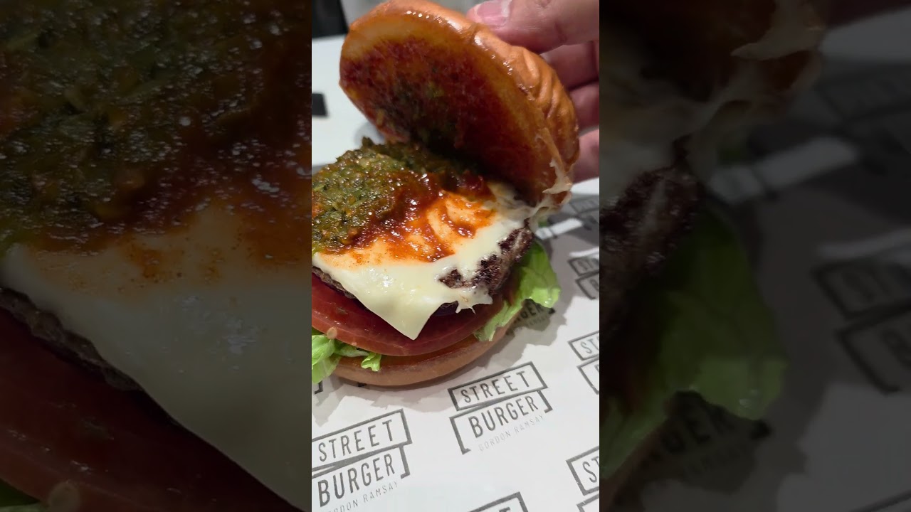 hell's kitchen burger,Gordon Ramsay's street burger, Seoul Koex mall