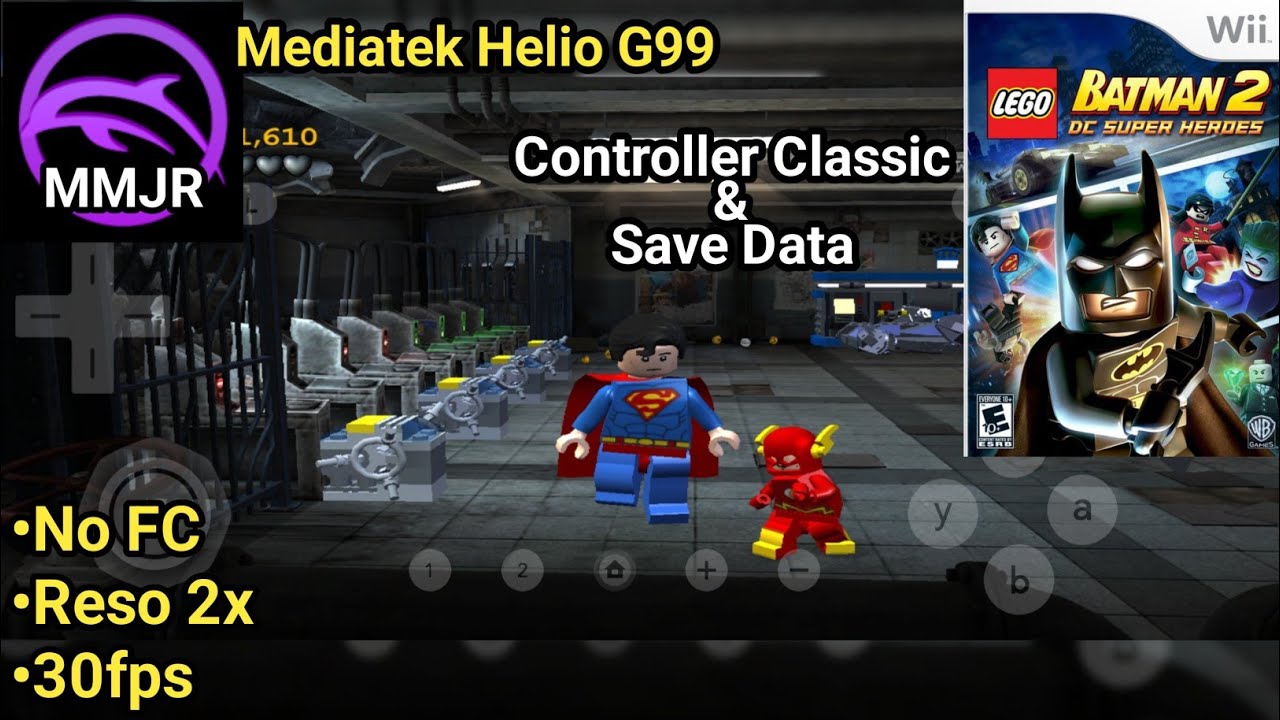 Trik menggunakan control classic Lego Batman 2 DC Super Heroes | Dolphin MMJR | Mediatek G99