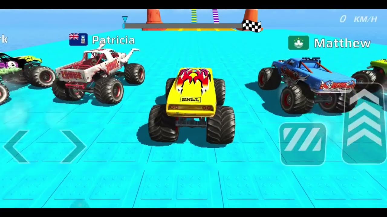 🚨Monster Truck Mega Ramp Extreme Racing Mega Ramp Extreme stunts 💥