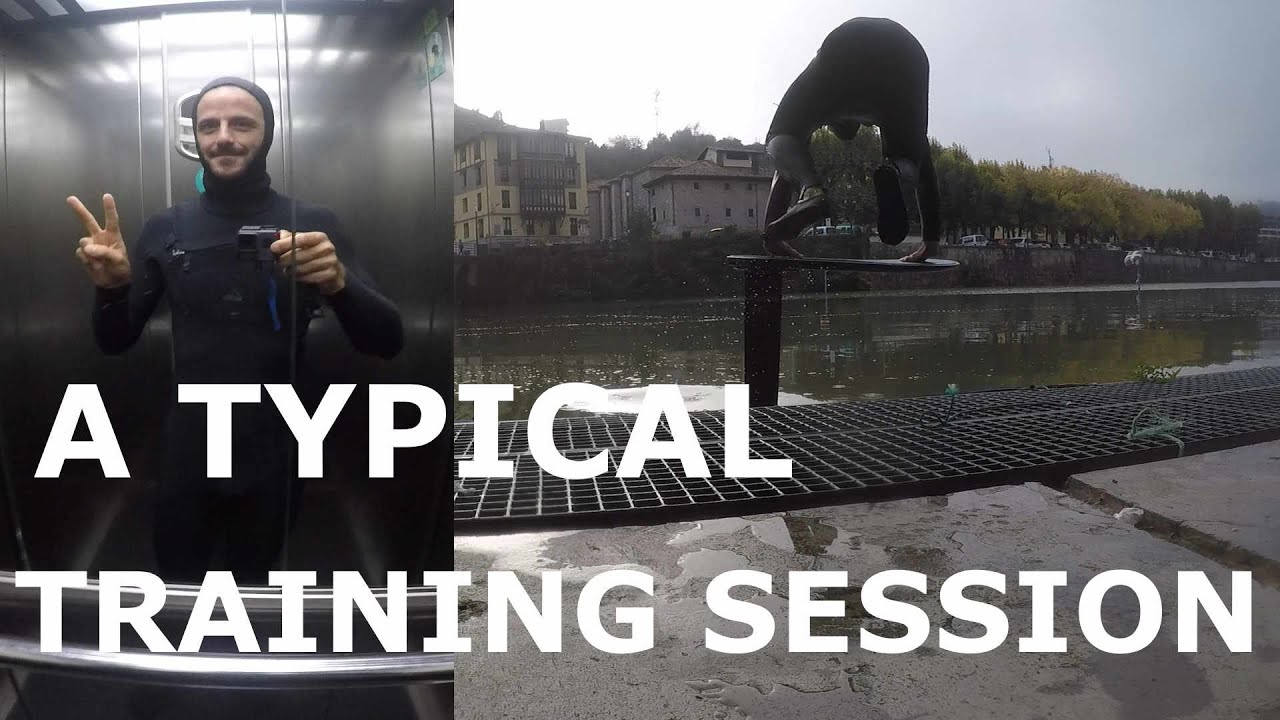 How is a typical day of pump foil training near to my house