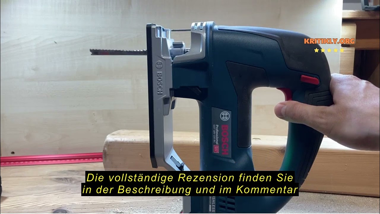 Produktbewertung: Bosch Professional 18V System Akku Stichs&auml;ge GST 18V-155 BC (mit B&uuml;gelgriff, b&uuml;rst