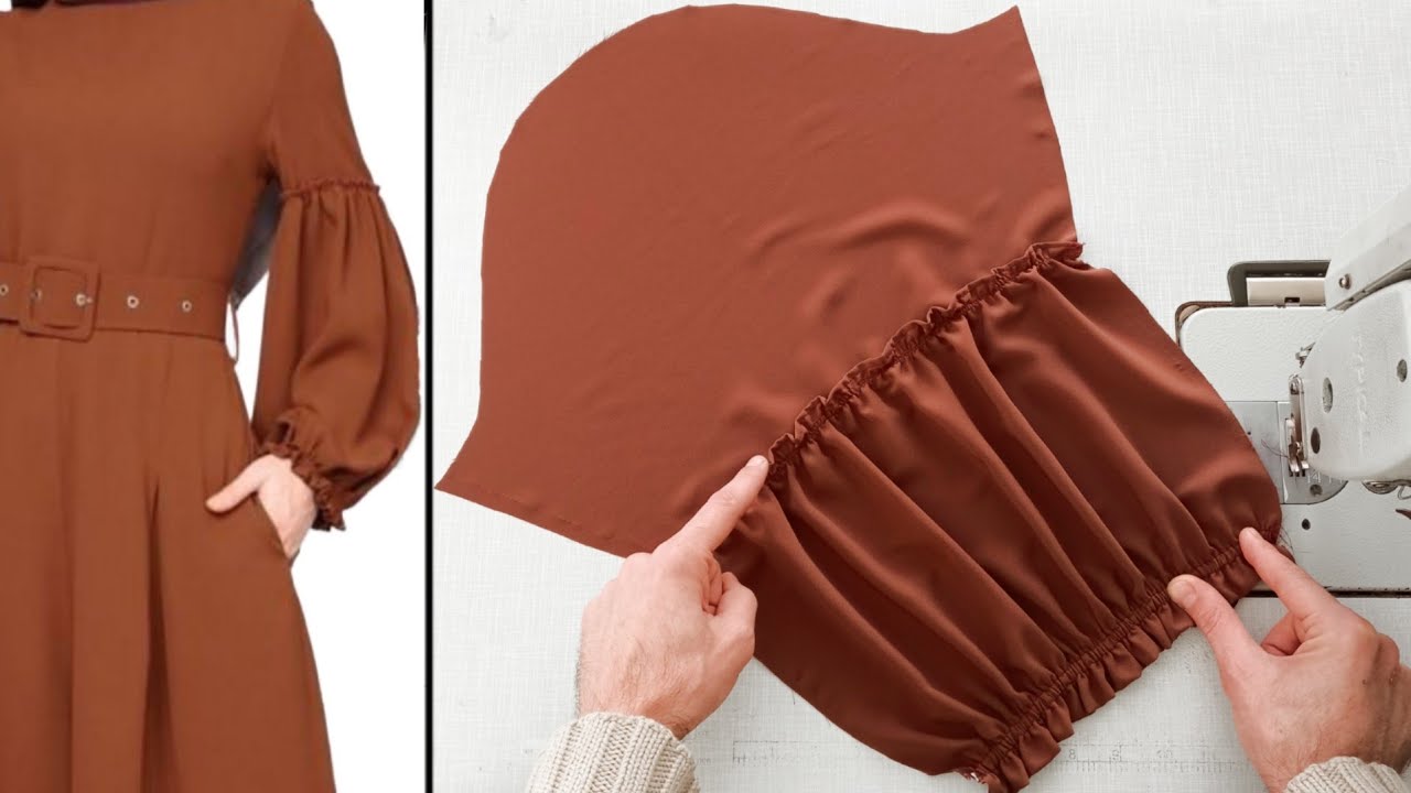 Useful and beautiful sewing hacks.  Easy ways to sew ruffle and elastic sleeves