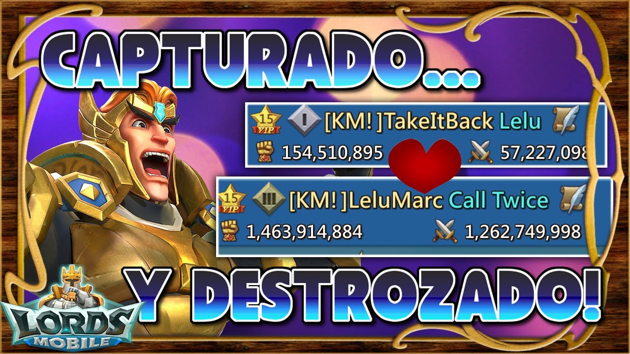 Mi trampa captura... y mi principal destruye! Combo perfecto! (KvK 2a Parte) - Lords Mobile ES