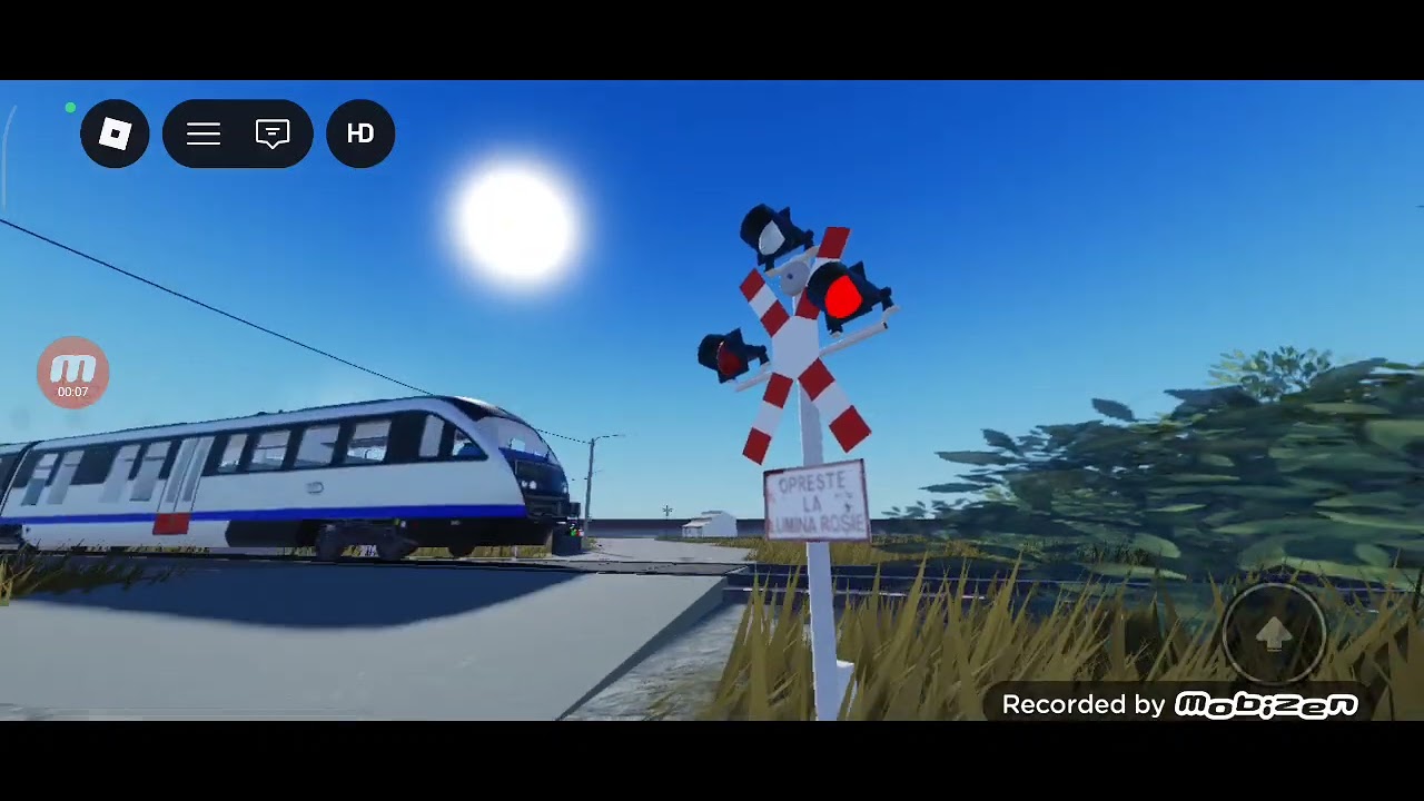 Жд перезд в Roblox