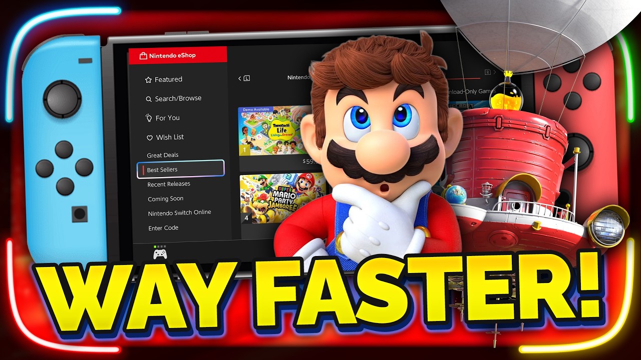 22.5.0 Just Made the Switch eShop WAY FASTER!