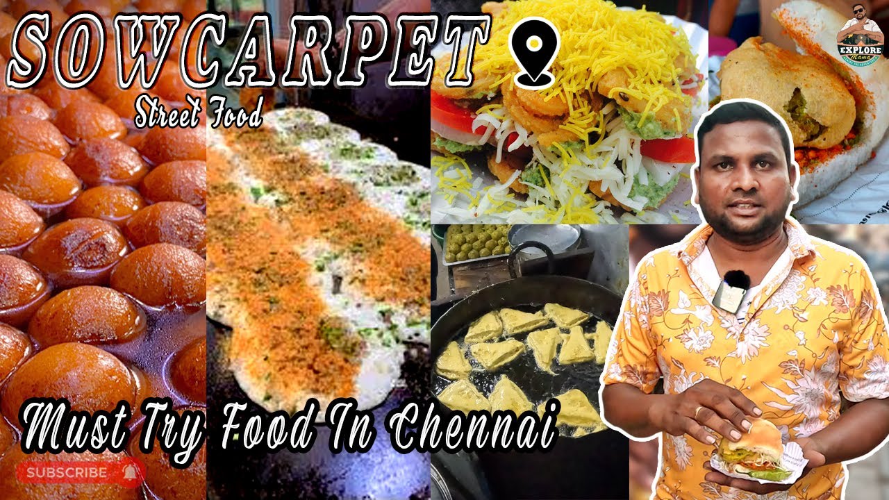 Sowcarpet Street Food Hunt🥰Famous Shops👌Must Try👍👌#streetfood #sowcarpet #northindianfood #chennai