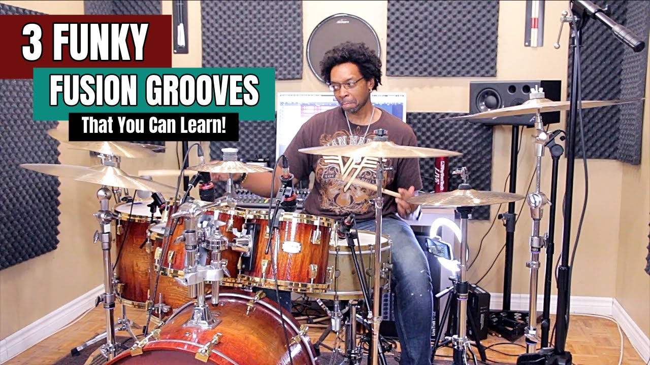 3 Funky Fusion Beats You Can Learn!🥁